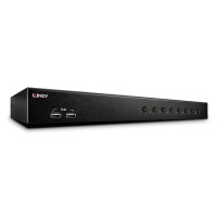 LINDY 8-портов DVI-I Single Link, USB 2.0 & Audio KVM превключвател LNY-39317