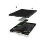 ICYBOX Адаптер M.2 PCIe NVMe към 2.5" U.2 HDD, алуминиев IB-M2U04 артикул IB-M2U04 ICYBOX Адаптер M.2 PCIe NVMe към 2.5