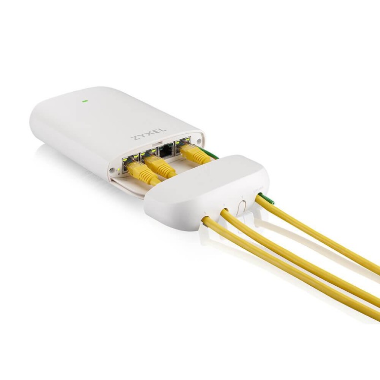 Zyxel PoE12-3PD PoE инжектор 60W POE++ In, 3 x PoE Out Max 45W Gigabit, за външен монтаж артикул POE12-3PD-ZZ0101F