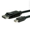Кабел Mini Display Port M/ Display Port M ROLINE 1.0 метър Кабел Mini Display Port M/ Display Port M ROLINE 1.0 метър