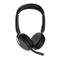 Jabra Evolve 2 65 Flex MS слушалки с микрофон черен