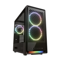 COUGAR Duoair RGB EATX кутия за компютър черен