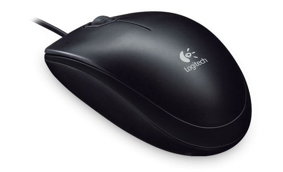 Мишка Logitech B100 Optical USB Black артикул 910-003357 
