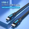 Vention USB 2.0 C към Mini USB 5pin COWBD кабел 0.5 метра артикул COWBD