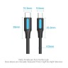 Vention USB 2.0 C към Mini USB 5pin COWBD кабел 0.5 метра артикул COWBD