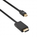 MINI DP - HDMI M/M 1.8м Черен кабел артикул 18279