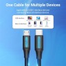 Vention USB 2.0 C към Micro-B USB M COVBD кабел 0.5 метра артикул COVBD