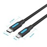 Vention USB 2.0 C към Micro-B USB M COVBD кабел 0.5 метра артикул COVBD