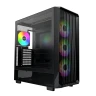 Montech X5 ARGB ATX кутия за компютър черен артикул MONTECH-X5-B