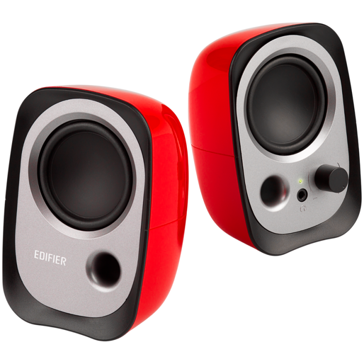 Edifier R12U тонколони черен/червен артикул R12U-RE