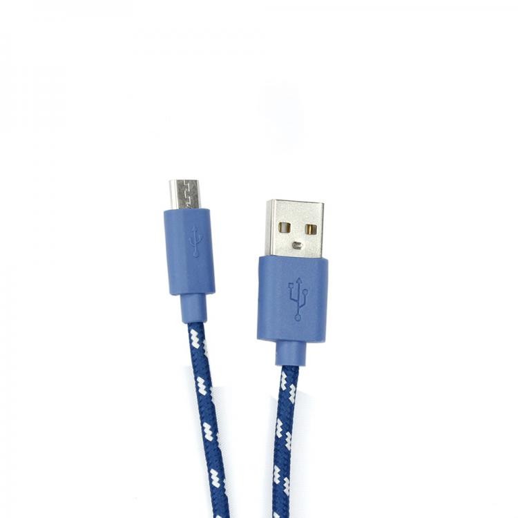 USB кабел, Type A - Micro B, M/M, син SBOX CP01-04-002BL артикул CP01-04-002BL