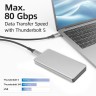 Act AC7452 Thunderbolt 5 / USB4 към USB-C 80Gbps PD240W кабел 1.5 метра артикул AC7452
