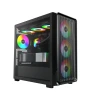 Montech X5M ARGB ATX кутия за компютър черен артикул MONTECH-X5M-B