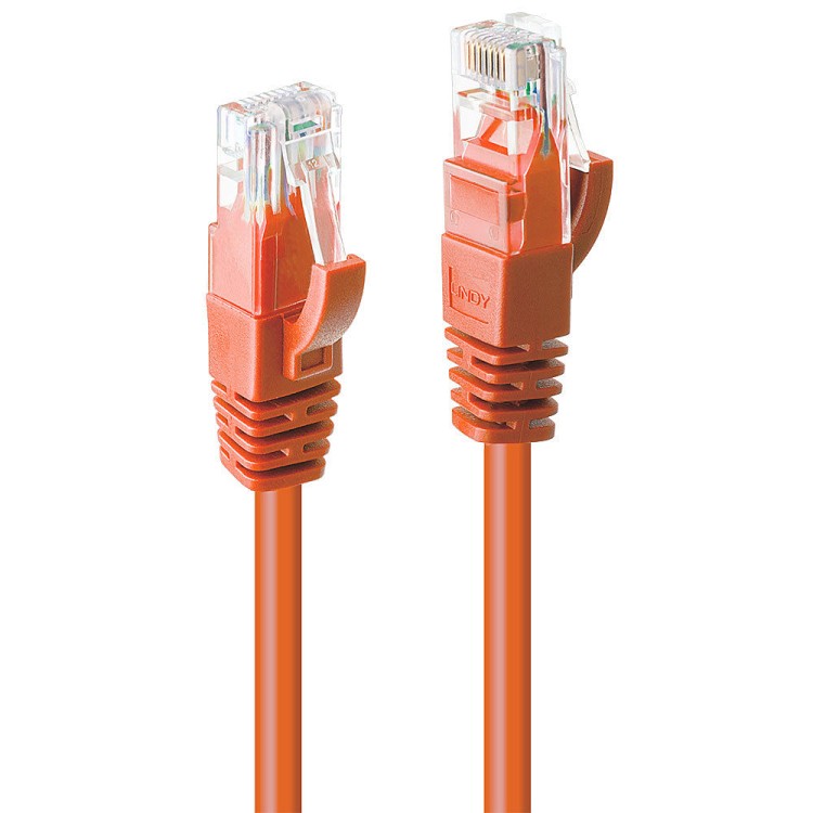 LINDY UTP мрежов кабел, Cat. 6, оранжев, 5.0 м LNY-48110 артикул LNY-48110