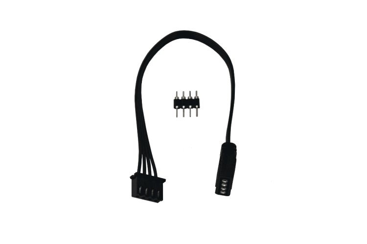 Alphacool Eis-Matrix connection cable to 4pin to 4 pin Male/Female RGB - 10cm артикул 18603 Alphacool Eis-Matrix connection cable to 4pin to 4 pin Male/Female RGB - 10cm артикул 18603