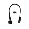 Alphacool Eis-Matrix connection cable to 4pin to 4 pin Male/Female RGB - 10cm артикул 18603 Alphacool Eis-Matrix connection cable to 4pin to 4 pin Male/Female RGB - 10cm артикул 18603