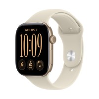 Apple Watch Series 12 Cellular 46mm Light Gold Aluminium Case with Sand Sport Band - S/M Apple Watch Series 12 Cellular 46mm Light Gold Aluminium Case with Sand Sport Band - S/M