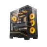 Darkflash K430 кутия за компютър черен артикул K430-6F-BK