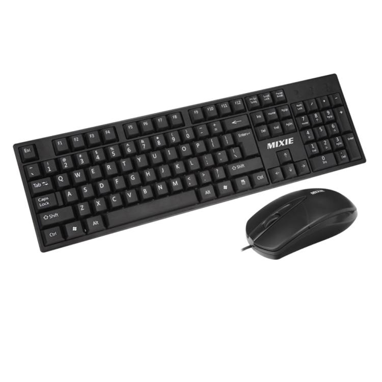 Mixie X70 клавиатура с мишка черен артикул 6119