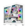 Darkflash DS900M Infinity Mirror A-RGB кутия за компютър бял артикул DS900M-6F-WH Darkflash DS900M Infinity Mirror A-RGB кутия за компютър бял артикул DS900M-6F-WH