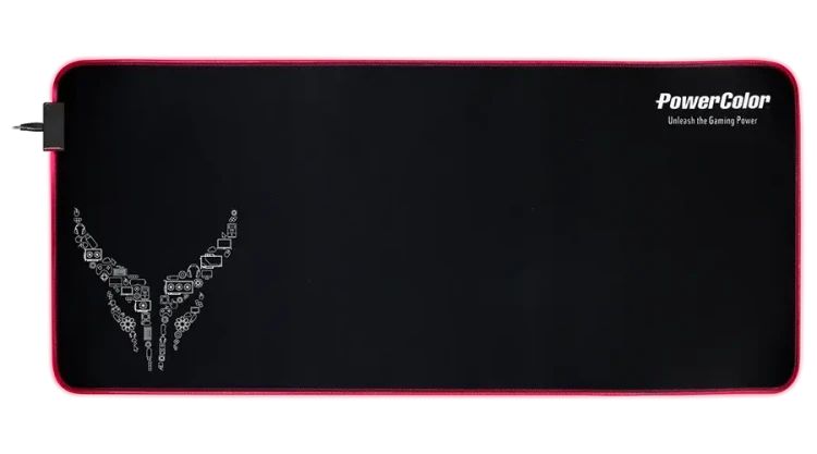 PowerColor Red Devil RGB - XL 900x400x4 геймърски пад за мишка артикул PC-PAD-MPDR-1000