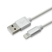 USB към Lightning за iPhone, iPad 1.5 метра сребрист