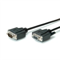 VALUE 11.99.6210 RS-232 сериен кабел D9 M/F, 1.0 м, 9 проводника, удължителен VALUE 11.99.6210 RS-232 сериен кабел D9 M/F, 1.0 м, 9 проводника, удължителен
