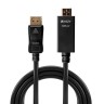 LINDY DisplayPort към HDMI кабел, M/M, 4K30Hz, черен, 3.0 м LNY-36923 артикул LNY-36923