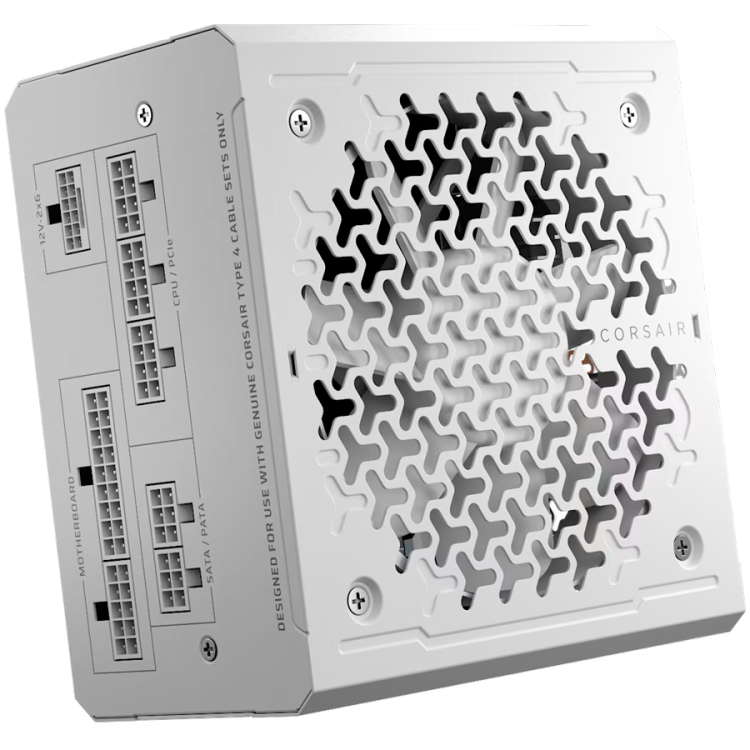 Corsair RMe RM1000e 1000W ATX 3.1 захранване за компютър бял артикул CP-9020294-EU