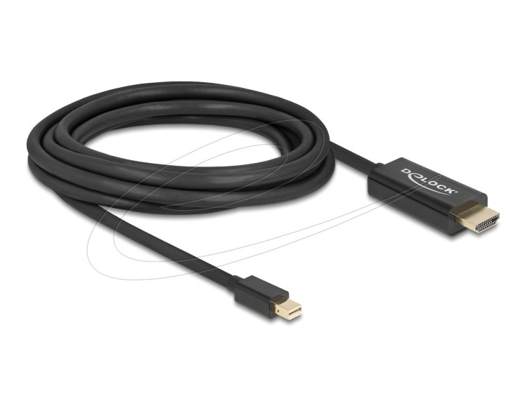 Delock mini DisplayPort към HDMI пасивен кабел 1 метър артикул DELOCK-83698 Delock mini DisplayPort към HDMI пасивен кабел 1 метър артикул DELOCK-83698