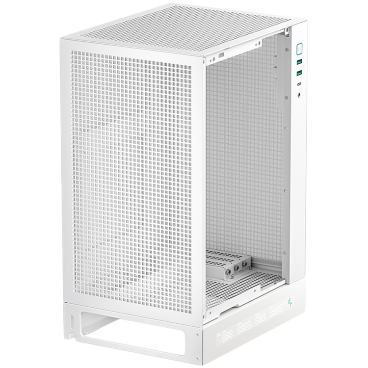 DeepCool CH170 Digital Mini-ITX кутия за компютър бял артикул R-CH170-WHNPI0D-G-1 DeepCool CH170 Digital Mini-ITX кутия за компютър бял артикул R-CH170-WHNPI0D-G-1