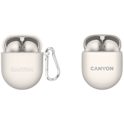 Canyon TWS-6 Bluetooth слушалки бежов артикул CNS-TWS6BE