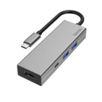 USB хъб Hama 4 порта сребрист