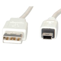 USB 2.0 към Mini USB Roline кабел 1.8 метра USB 2.0 към Mini USB Roline кабел 1.8 метра