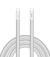 Verbatim Sync & Charge USB Type C към USB Type C 100W кабел 1.2 метра бял
