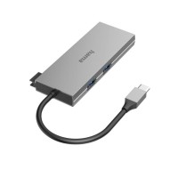 USB хъб Hama 6 порта сив