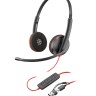 HP Poly Blackwire 3220 USB слушалки с микрофон черен артикул 8X228A6