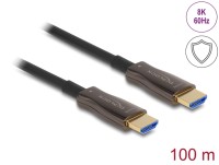 HDMI към HDMI 8K оптичен кабел 48Gbps 100 метра Delock