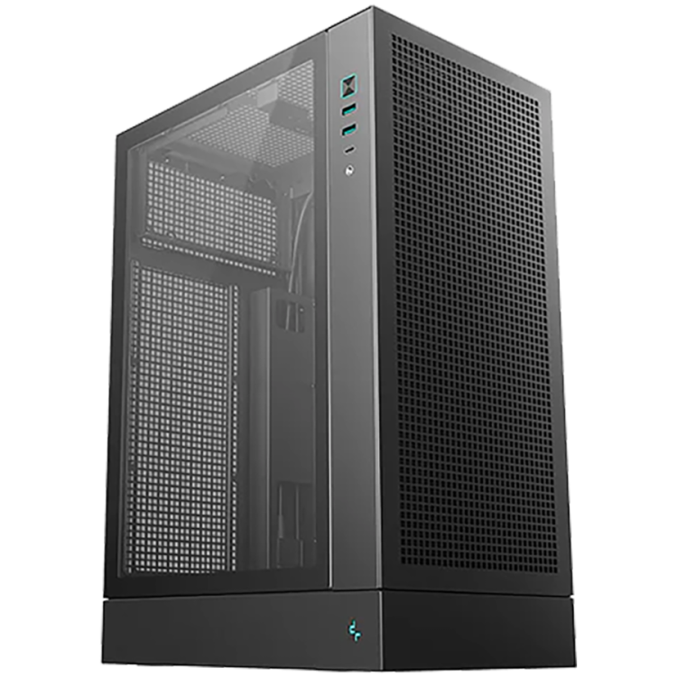 DeepCool CH170 Plus mATX кутия за компютър черен артикул R-CH170-BKNGM0-G