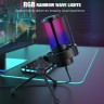 FIFINE A8V RGB настолен микрофон черен артикул FIFINE-A8V