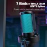 FIFINE A8V RGB настолен микрофон черен артикул FIFINE-A8V