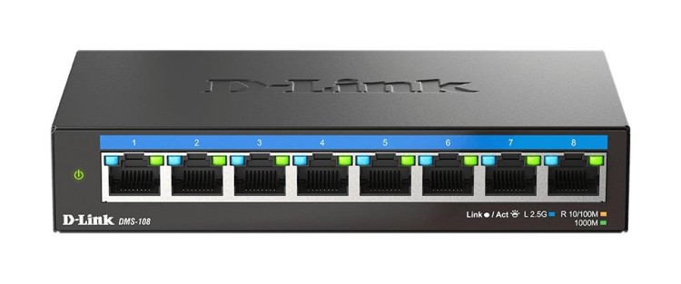 D-Link DMS-108 8-портов суич артикул DMS-108
