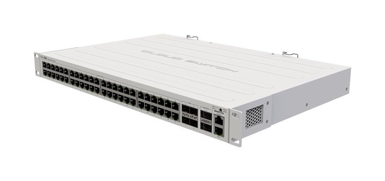 Mikrotik CRS354-48G-4S+2Q+RM 48-gigabit портов комутатор артикул CRS354-48G-4S+2Q+RM