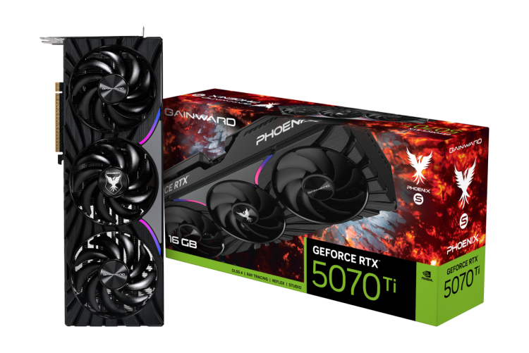 Gainward RTX 5070 TI Phoenix-S 16GB GDDR7 видео карта артикул GW RTX5070TI PHOENIX-S 16G
