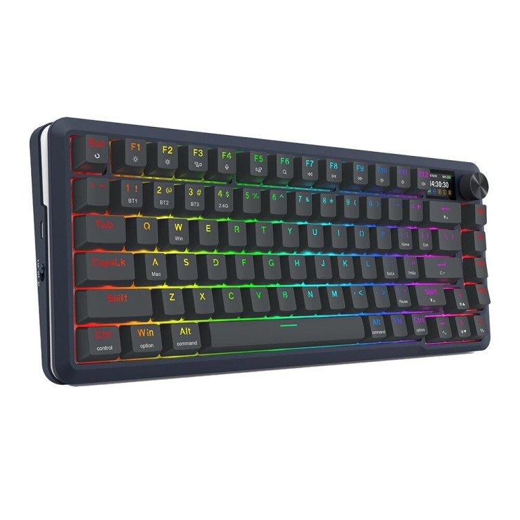 Redragon Flekact Pro K708-RGB-PRO USB+Bluetooth геймърска механична клавиатура артикул K708-RGB-PRO Redragon Flekact Pro K708-RGB-PRO USB+Bluetooth геймърска механична клавиатура артикул K708-RGB-PRO