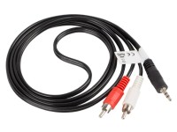 Lanberg mini jack 3.5mm (M) 3 pin към 2x RCA кабел