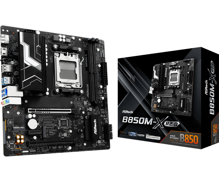 Asrock B850M-X R2.0 mATX дънна платка артикул ASROCK B850M-X R2.0 Asrock B850M-X R2.0 mATX дънна платка артикул ASROCK B850M-X R2.0
