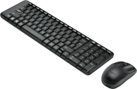 Logitech MK220 Безжична клавиатура + Мишка M150 Logitech MK220 Безжична клавиатура + Мишка M150