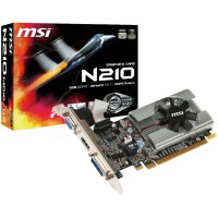 MSI  Nvidia GeForce 210 1GB GDDR3 видеокарта
