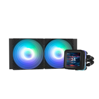 Zalman Alpha 2 DS A24 240мм охлаждане на процесор черен